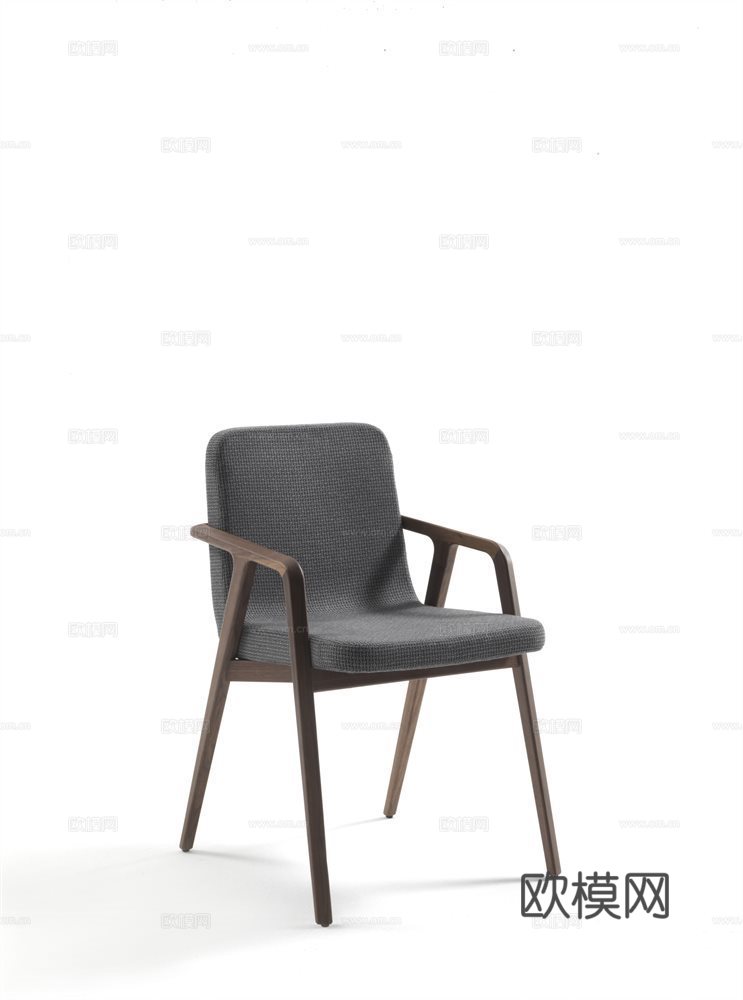 porada 意式餐椅3d模型下载（渲染图1）