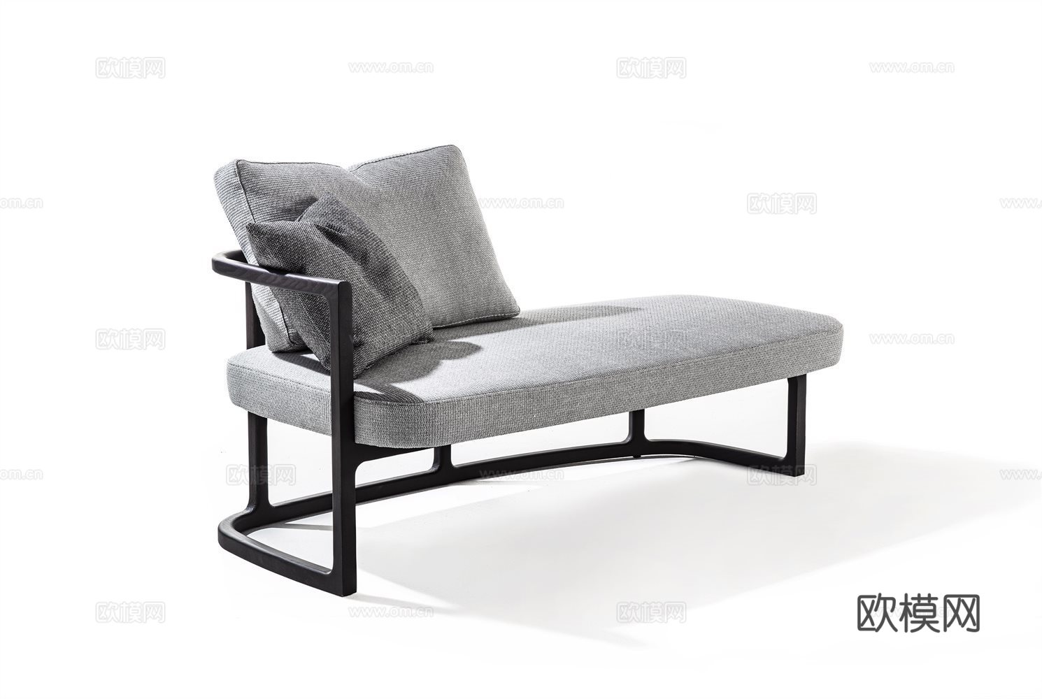 porada 意式贵妃椅3d模型下载（渲染图1）