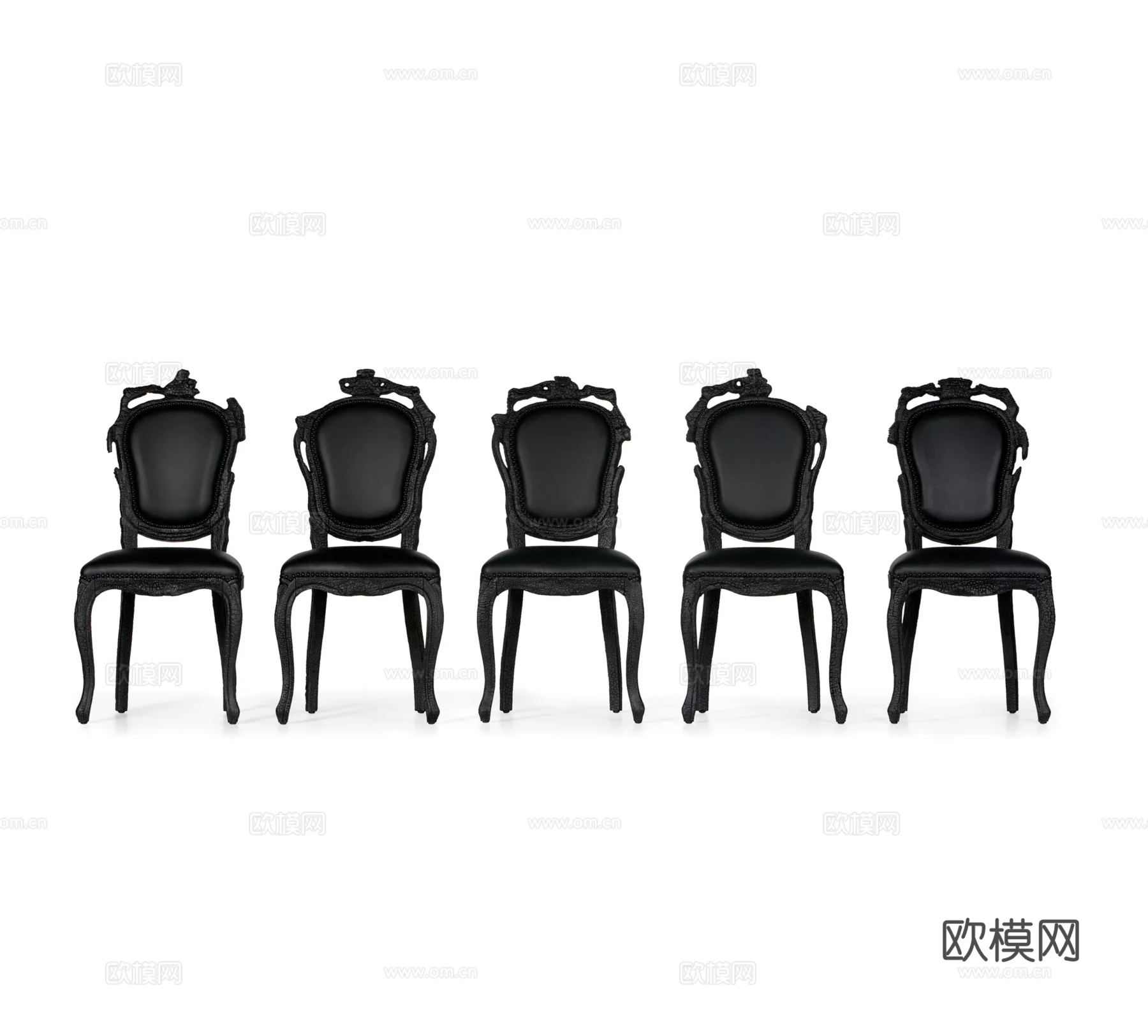 MOOOI 简欧餐椅3d模型下载（渲染图1）