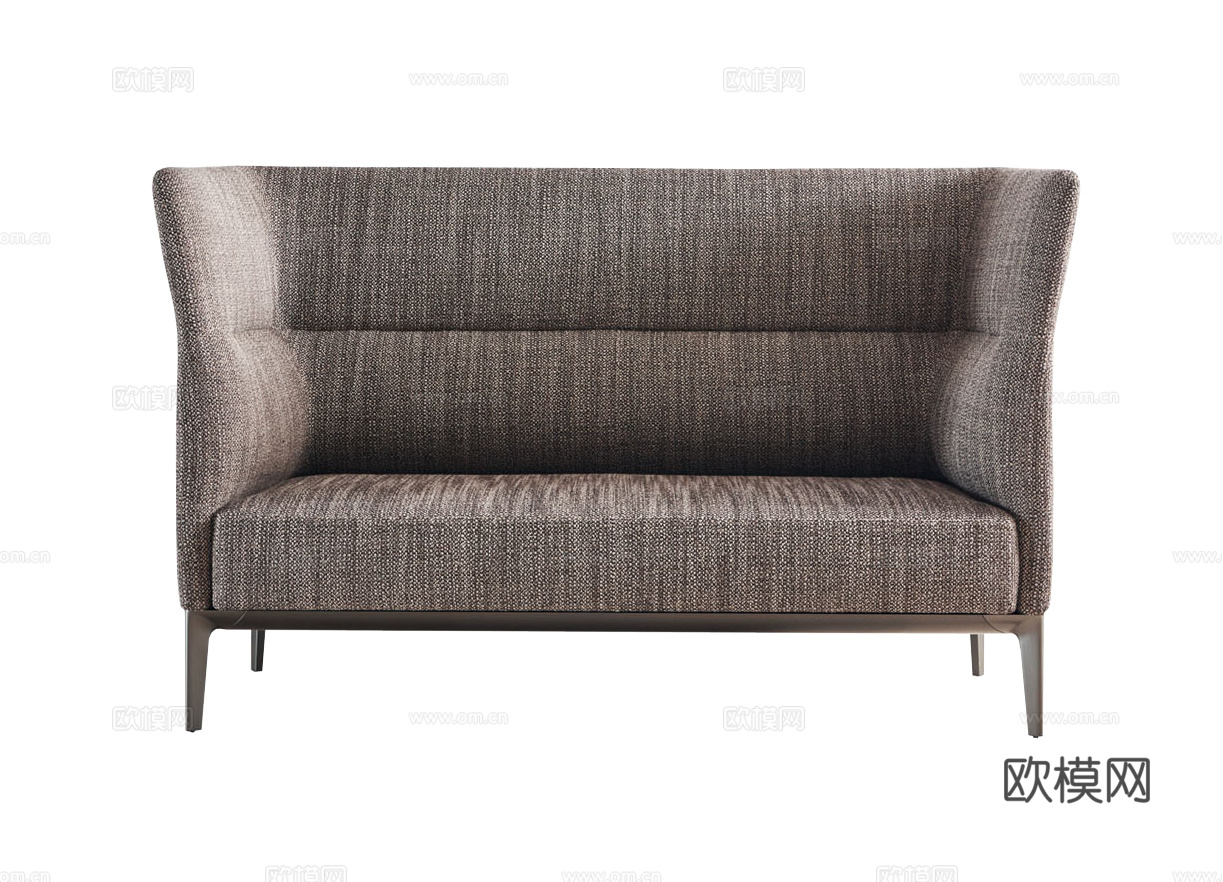 Molteni&C 意式双人沙发3d模型下载（渲染图2）