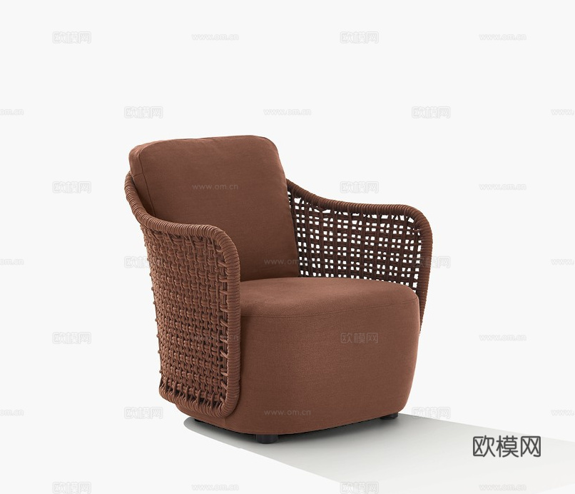 Poliform 单人沙发3d模型下载（渲染图1）