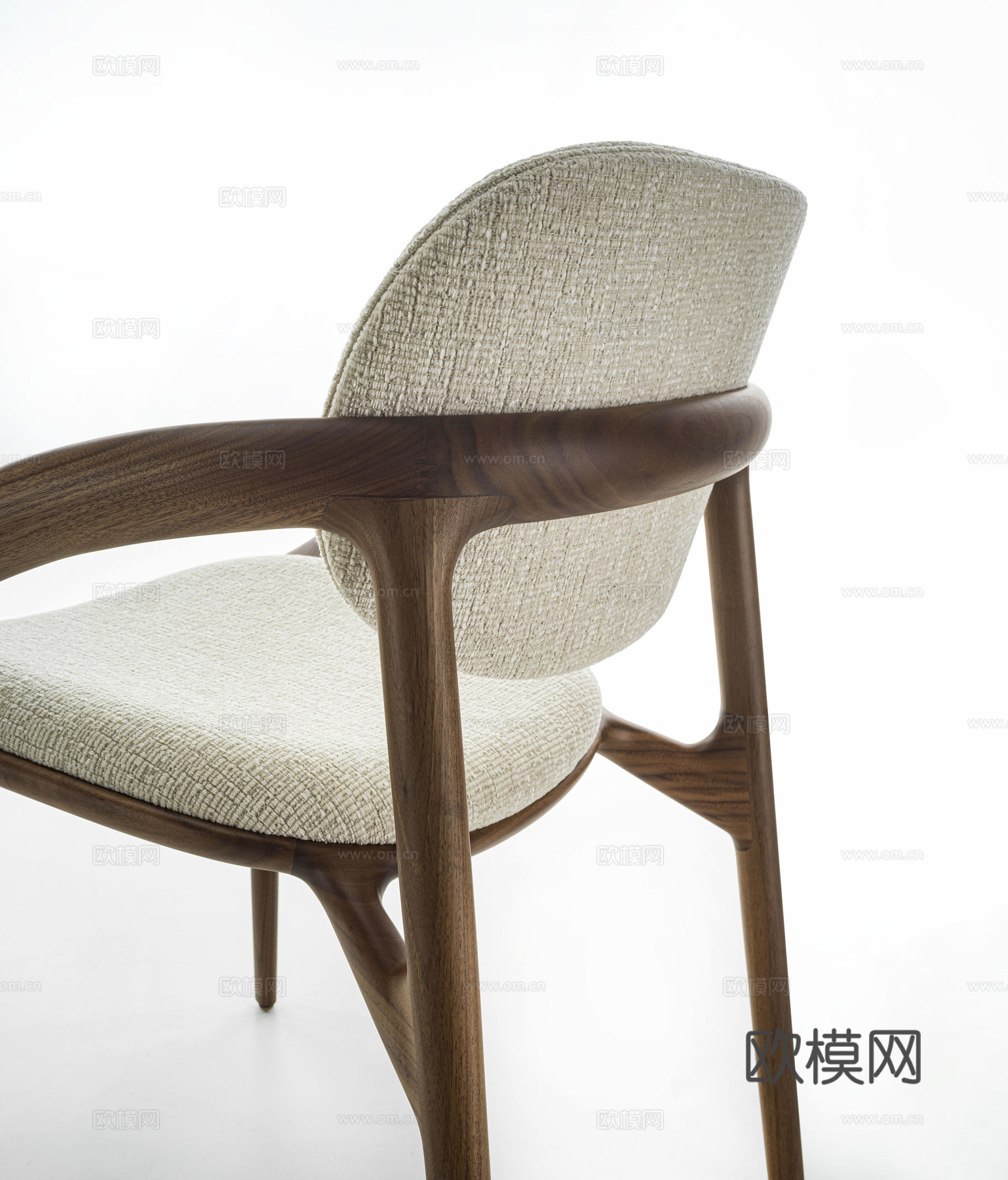 porada 中古餐椅3d模型下载（渲染图4）