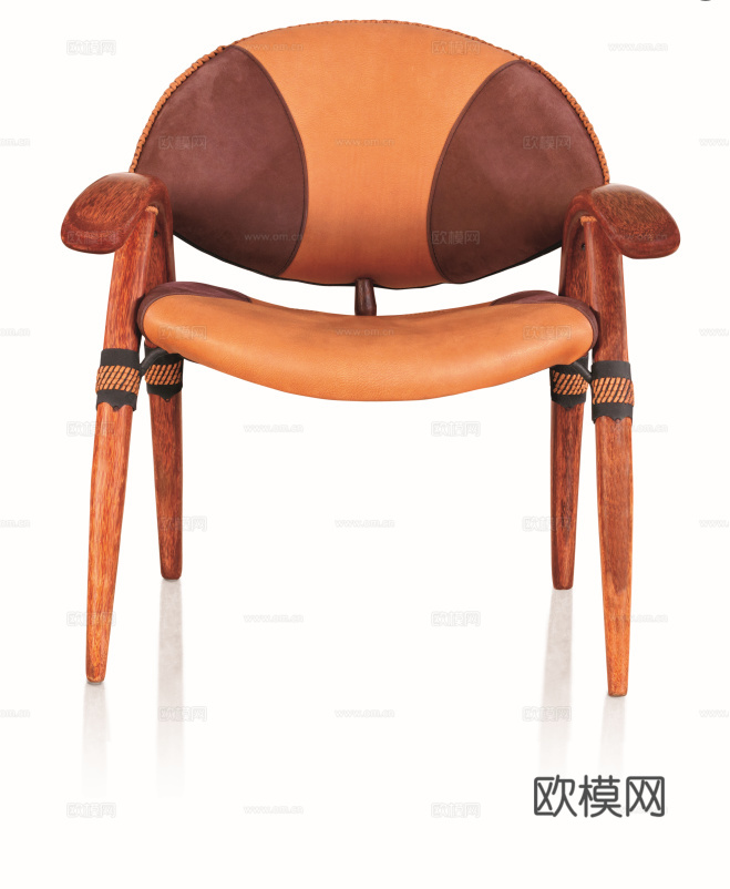 PACIFIC GREEN 中古风餐椅3d模型下载（渲染图5）