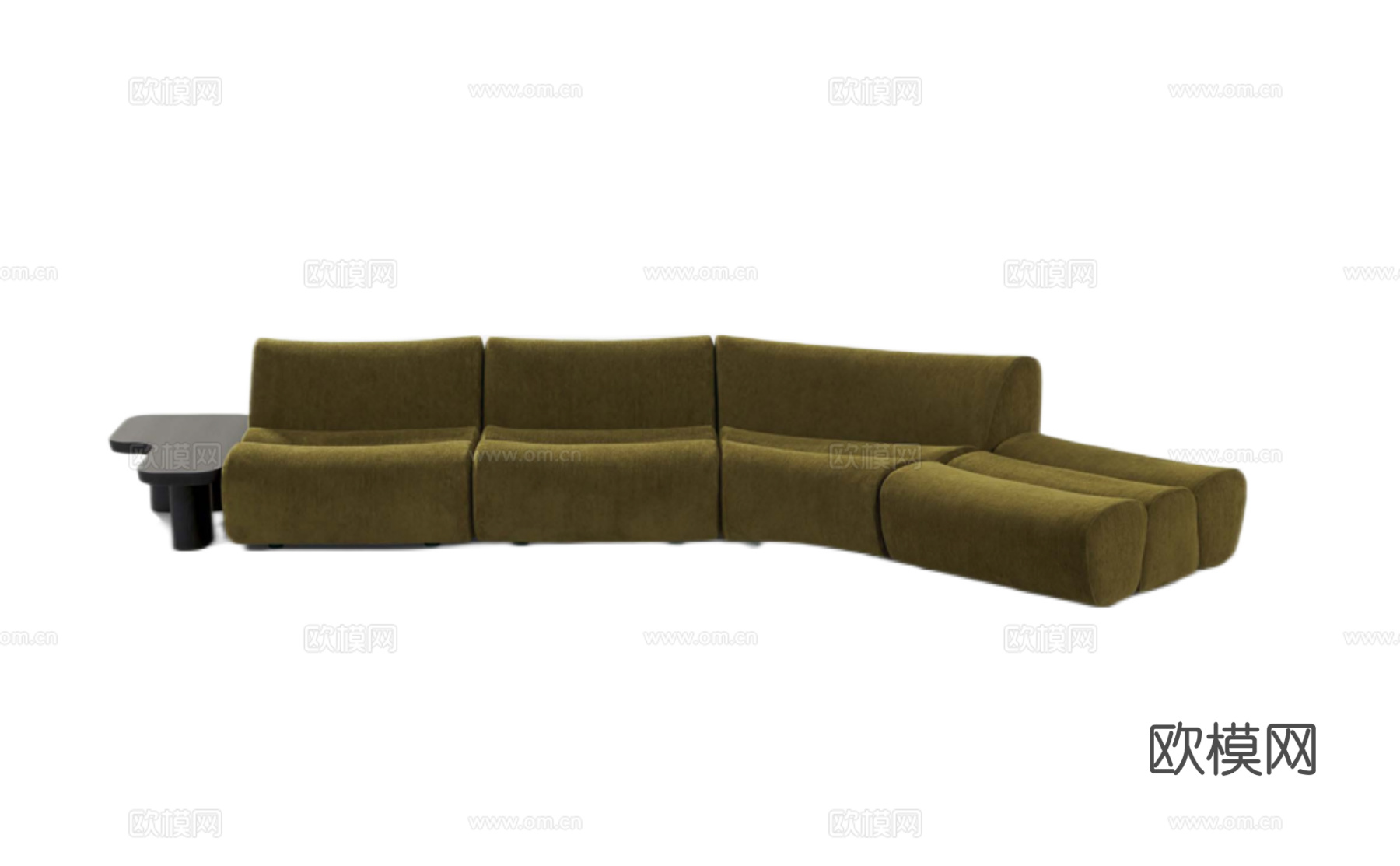 Poliform 多人沙发3d模型下载（渲染图1）
