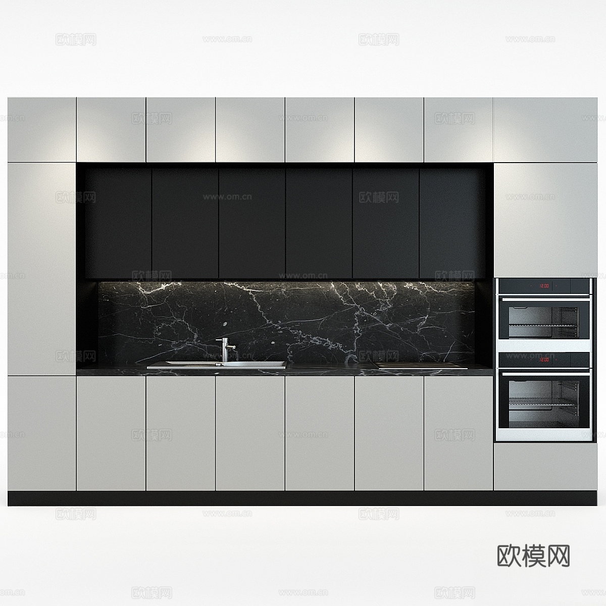 现代厨房 _023d模型