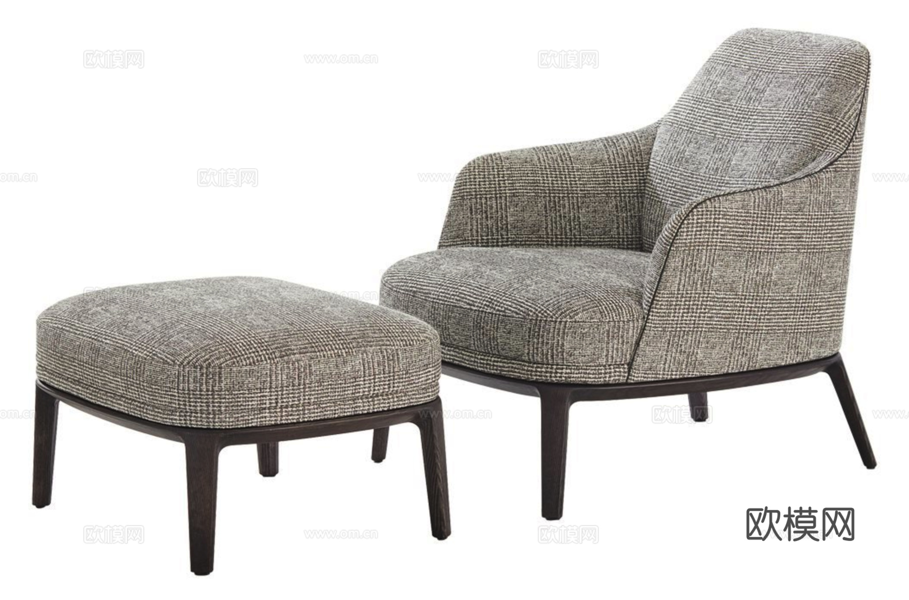 Poliform 休闲椅3d模型下载（渲染图2）