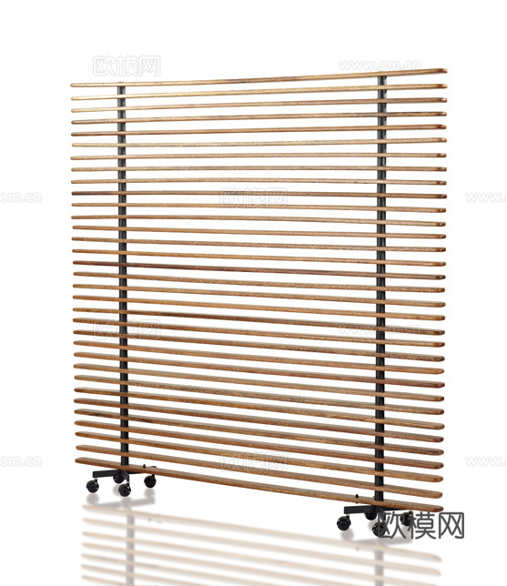 PACIFIC GREEN 中古风隔断3d模型下载（渲染图2）