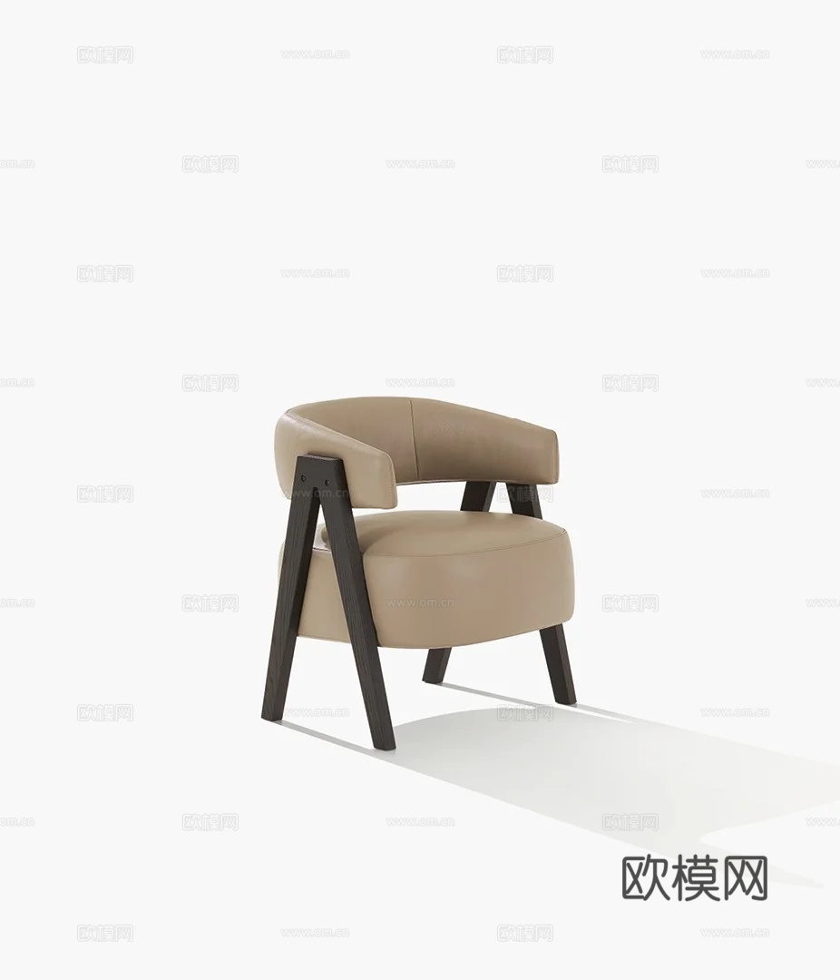 Poliform 休闲椅3d模型下载（渲染图1）