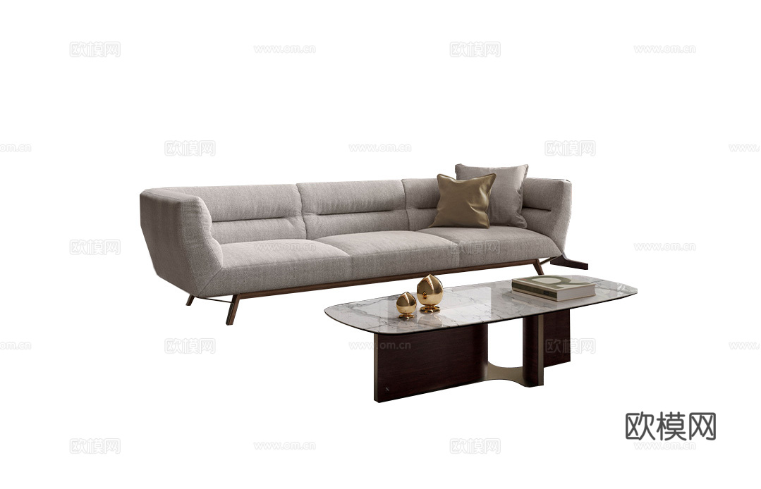 NATUZZI 多人沙发3d模型下载