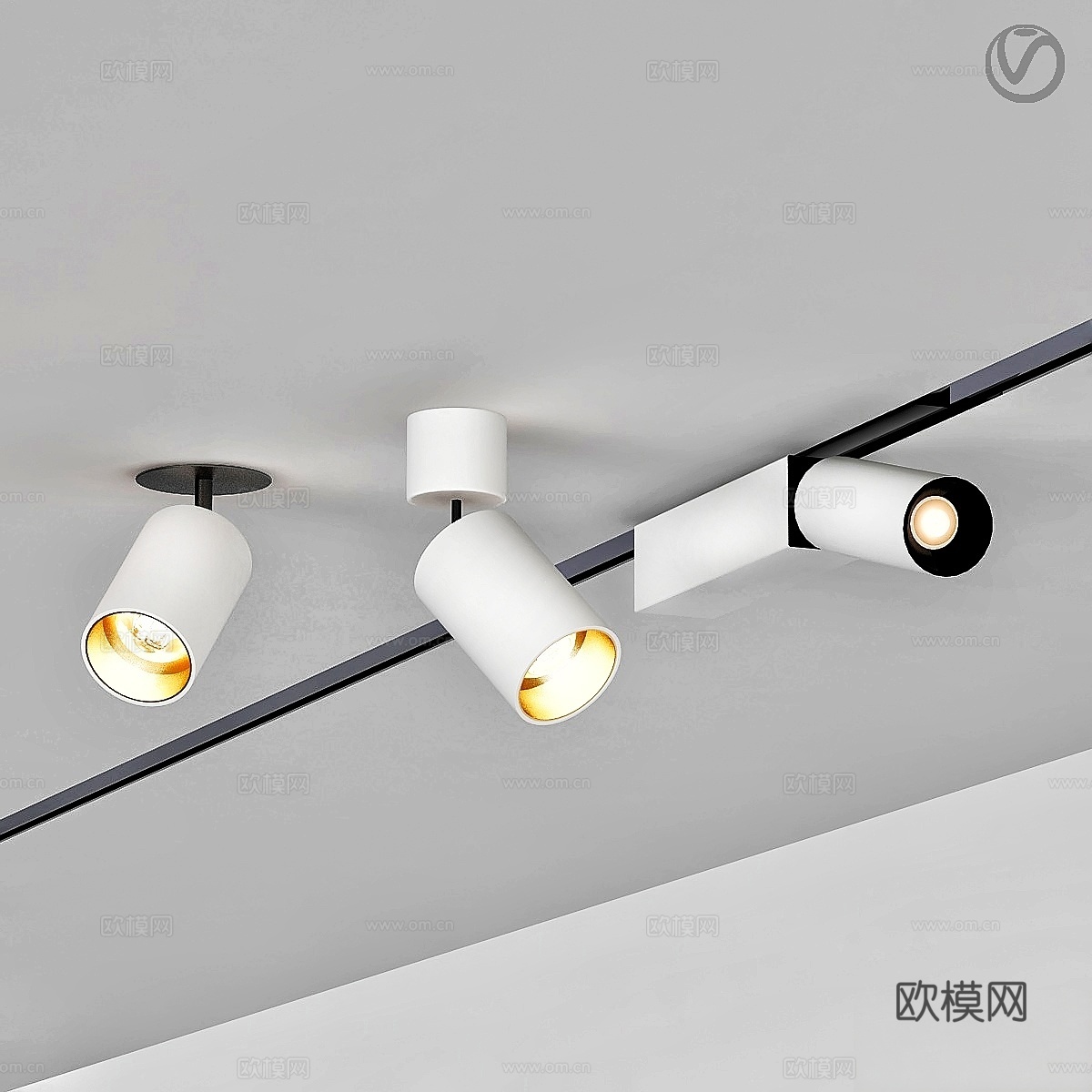 天花板灯 CENTRSVET 33d模型下载