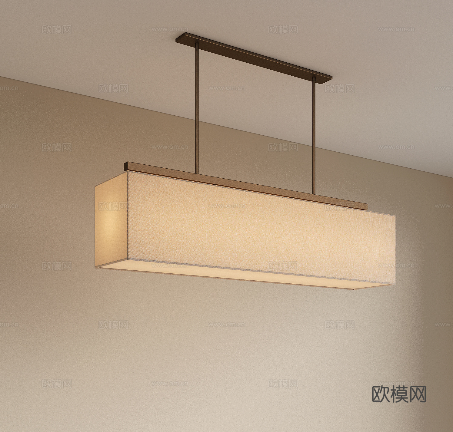 现代餐厅吊灯 长条吊灯 吧台吊灯 复古吊灯 大型吊灯3d模型