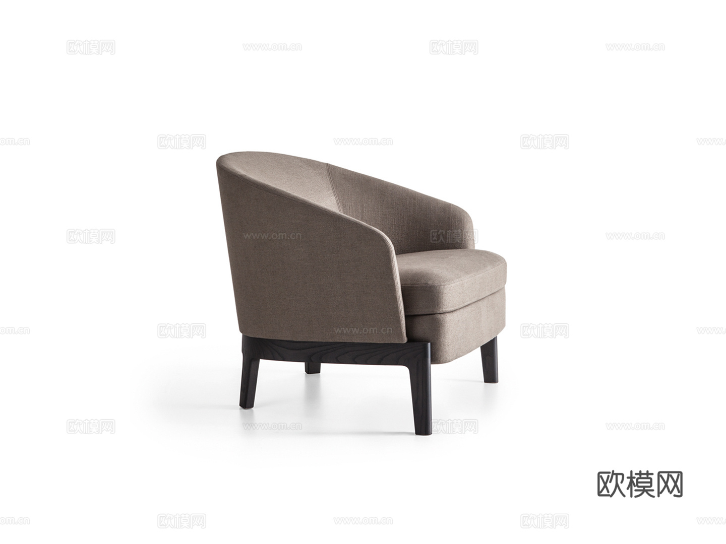 Molteni&C 意式休闲椅3d模型下载（渲染图1）
