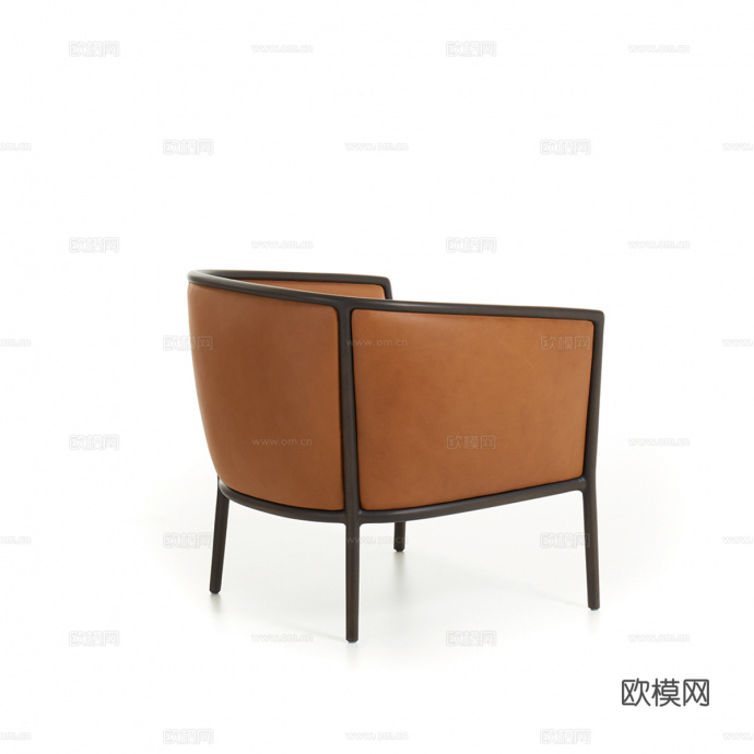 Molteni&C 意式休闲椅3d模型下载（渲染图1）