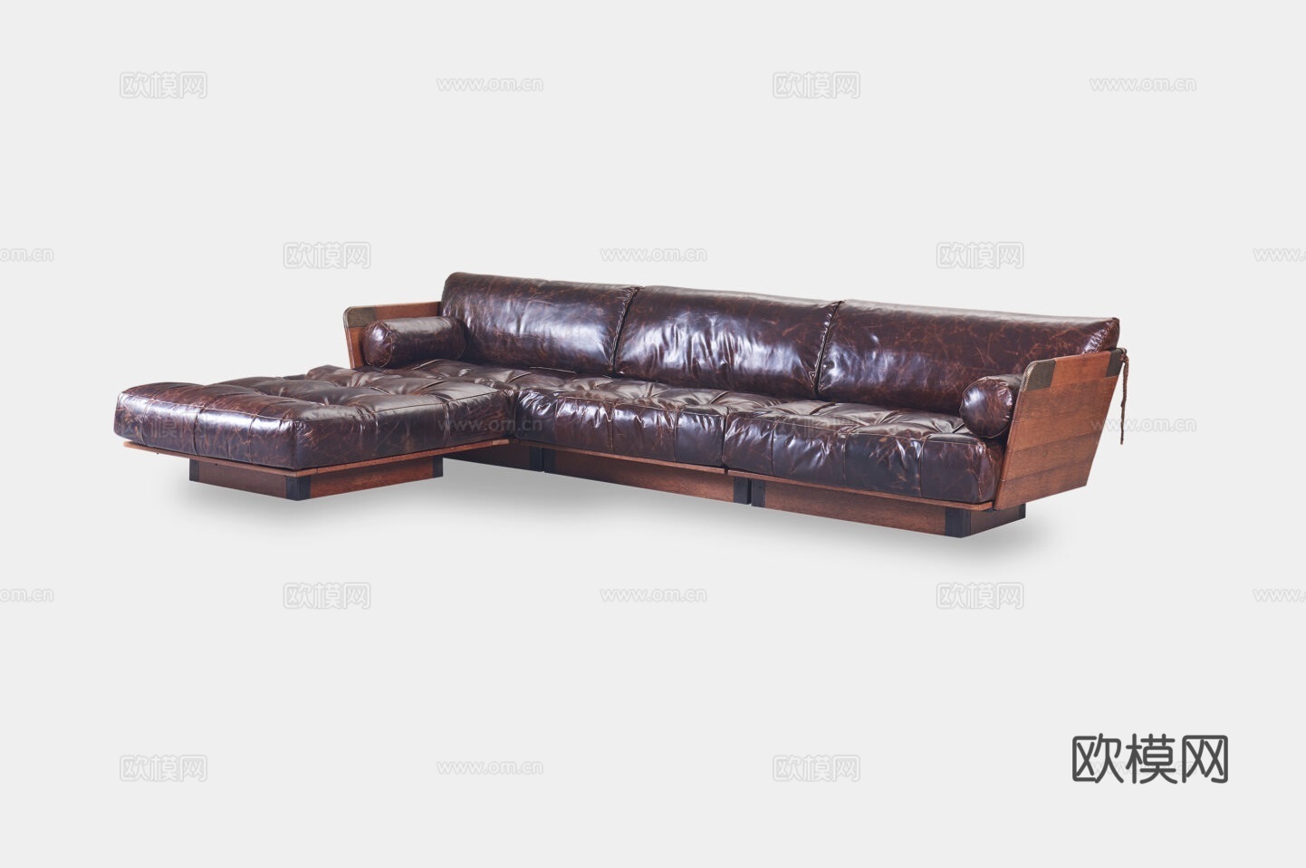 PACIFIC GREEN 中古风转角沙发3d模型下载（渲染图1）
