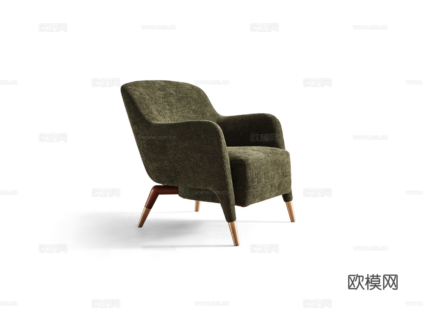 Molteni&C 意式休闲椅3d模型下载（渲染图2）