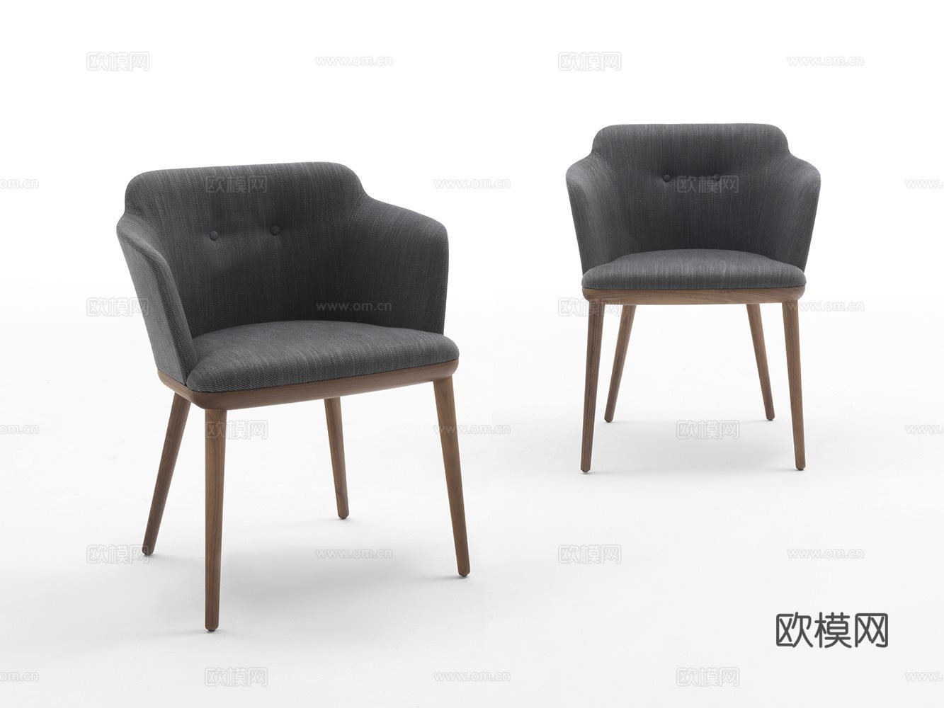 porada 餐椅3d模型下载