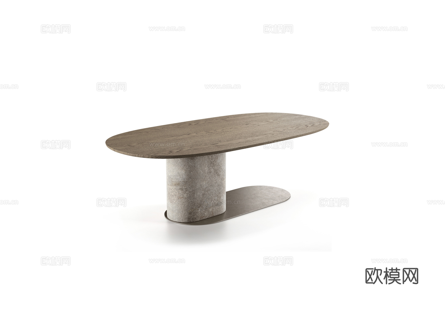 NATUZZI 意式餐桌3d模型下载