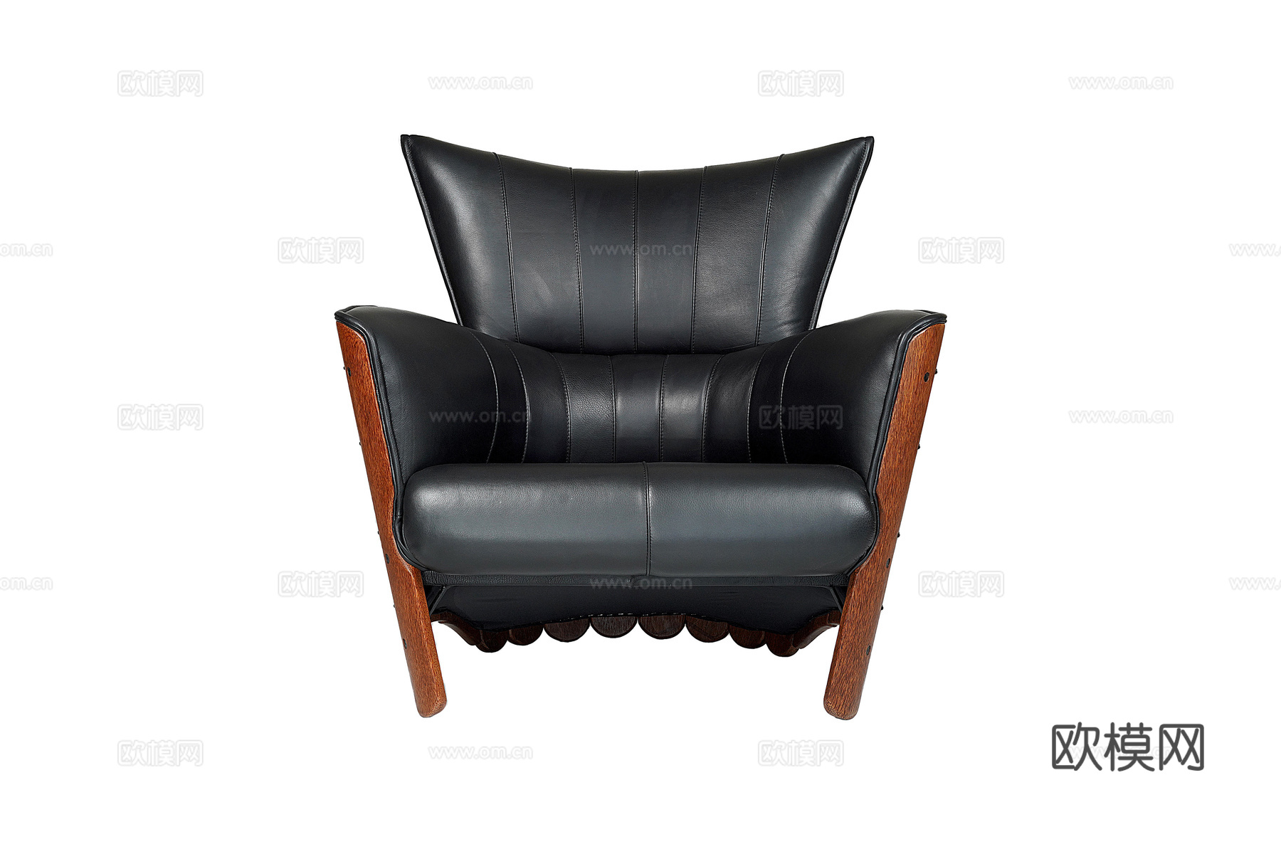 PACIFIC GREEN 中古风沙发椅3d模型下载（渲染图1）