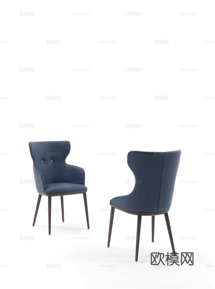 porada 意式餐椅3d模型下载