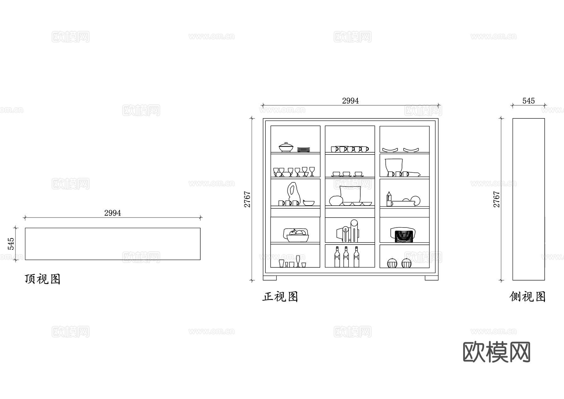 干燥储藏柜 干燥柜设计图 储藏柜布局图 防潮储存柜结构图cad施工图