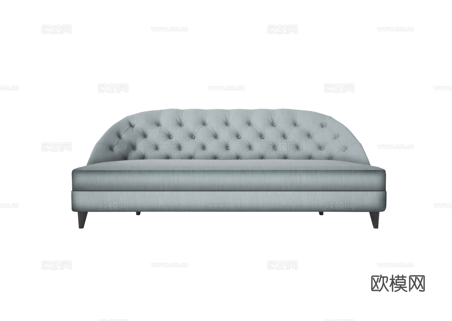 OPERA 简欧双人沙发3d模型下载