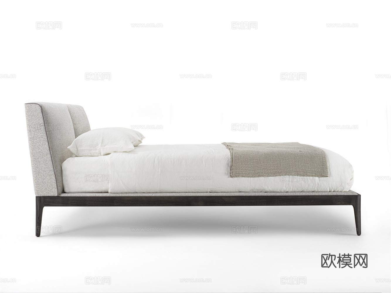 porada 意式双人床3d模型下载（渲染图2）