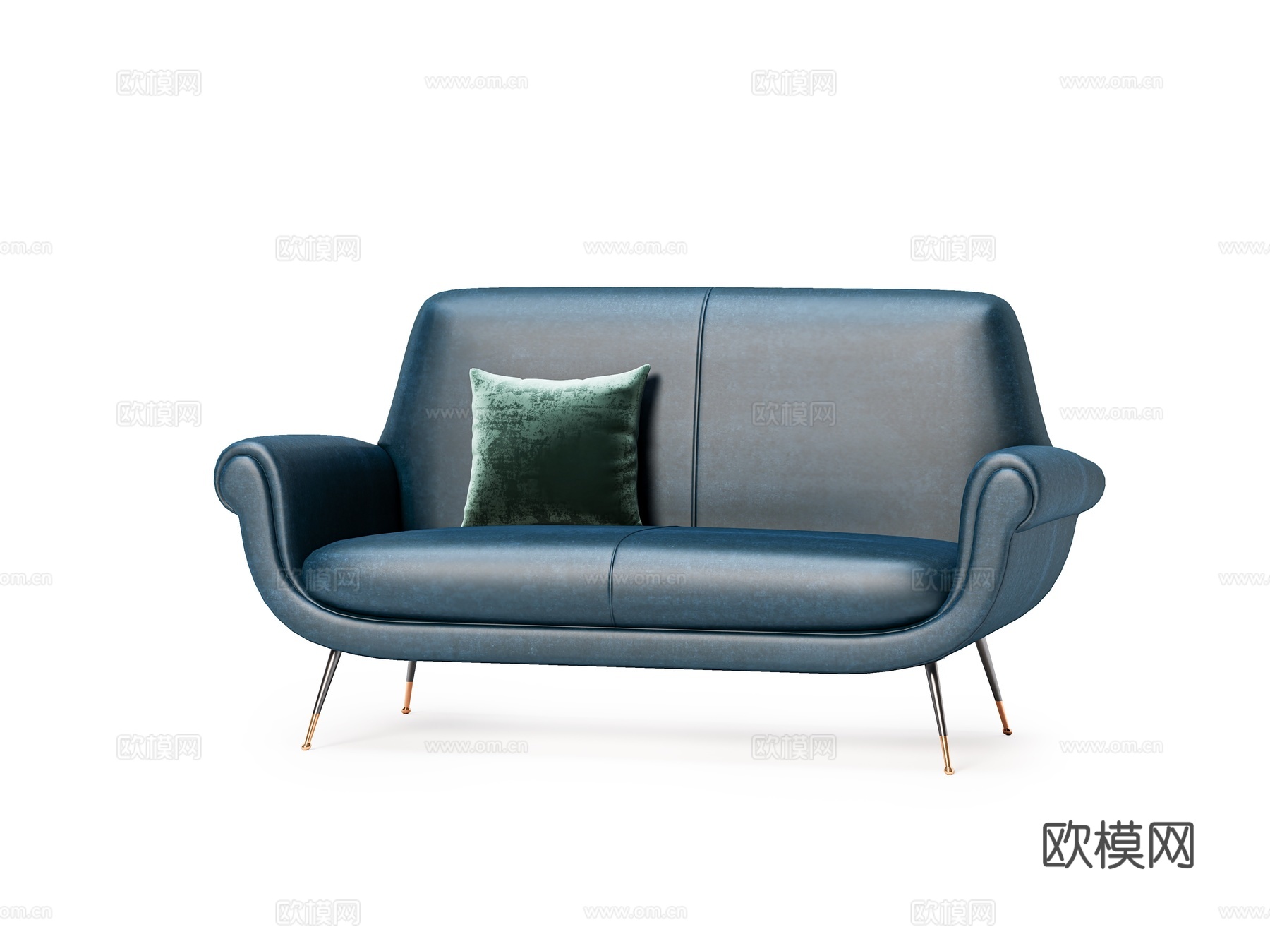 Minotti 意式双人沙发3d模型下载