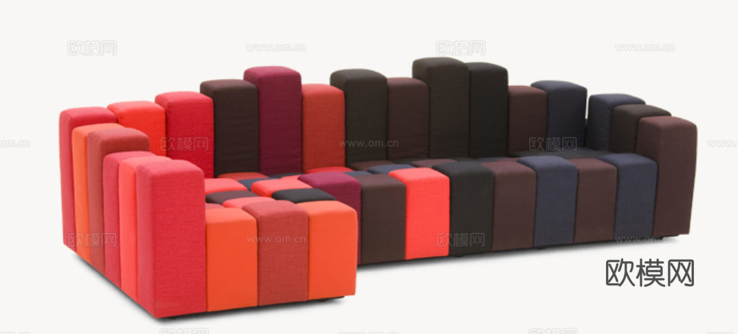 MOROSO 造型沙发3d模型下载（渲染图2）