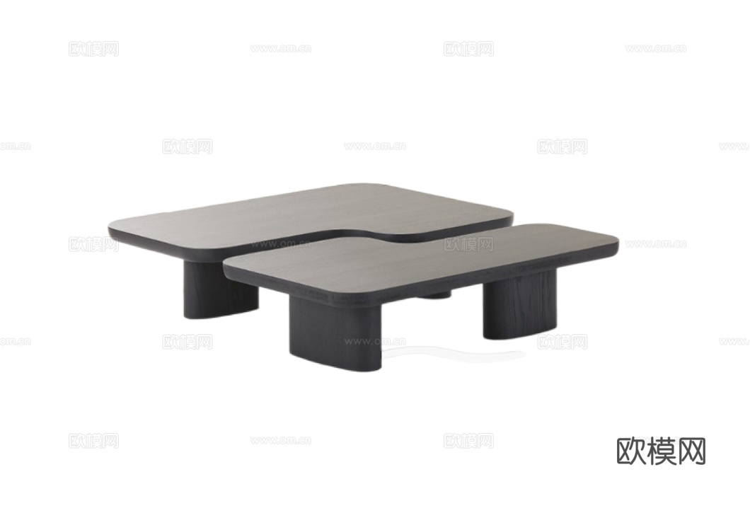 Poliform 茶几3d模型下载（渲染图1）