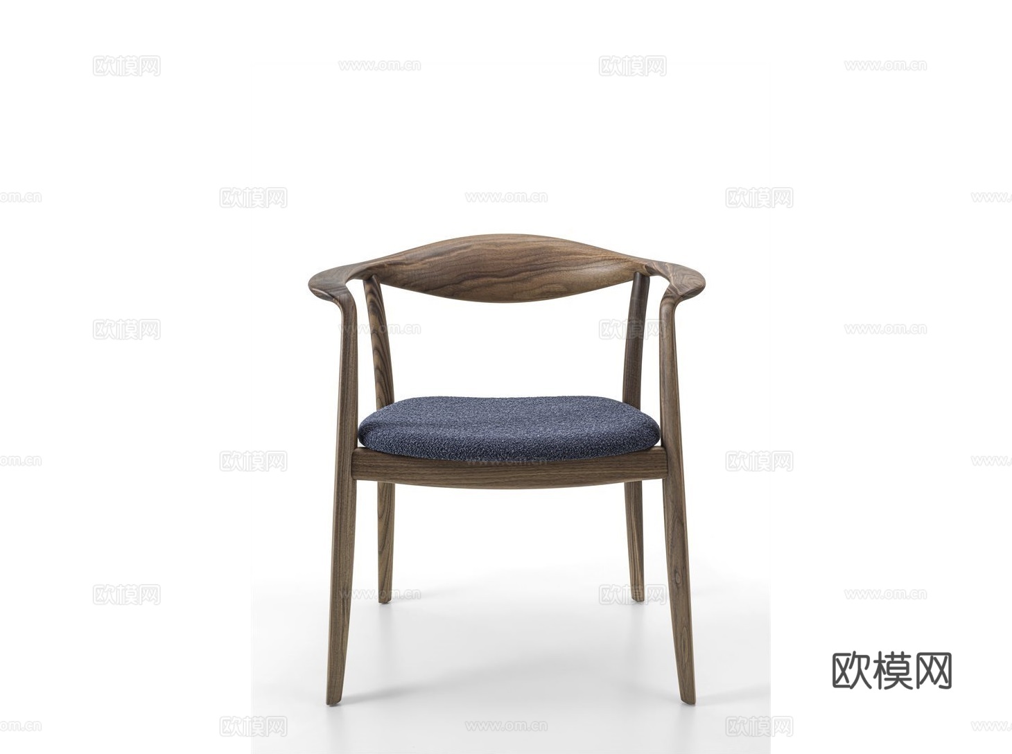 porada 中古餐椅3d模型下载（渲染图1）