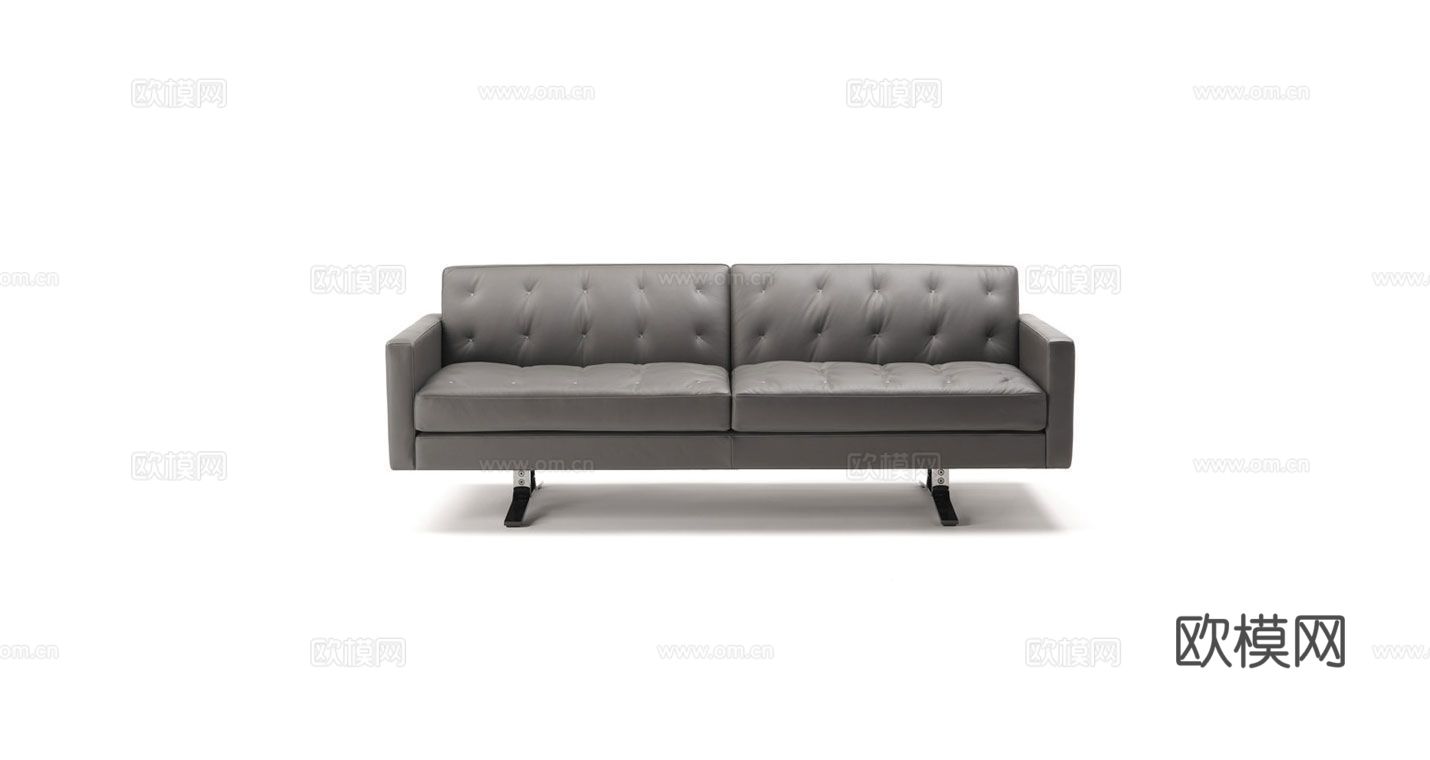 Poltrona Frau 双人沙发3d模型下载（渲染图4）