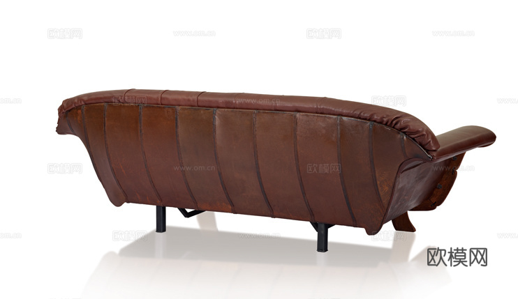PACIFIC GREEN 中古风双人沙发3d模型下载（渲染图2）