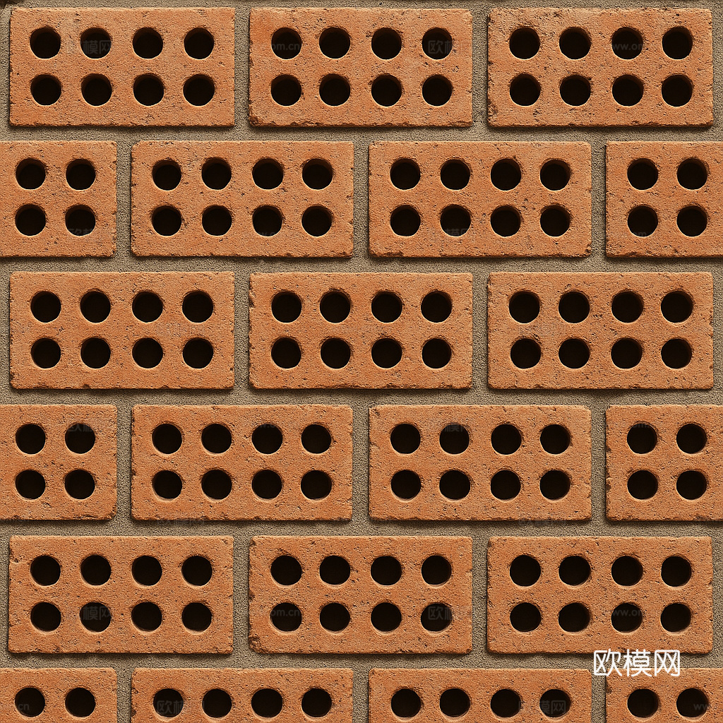 新中式多孔砖红砖土砖