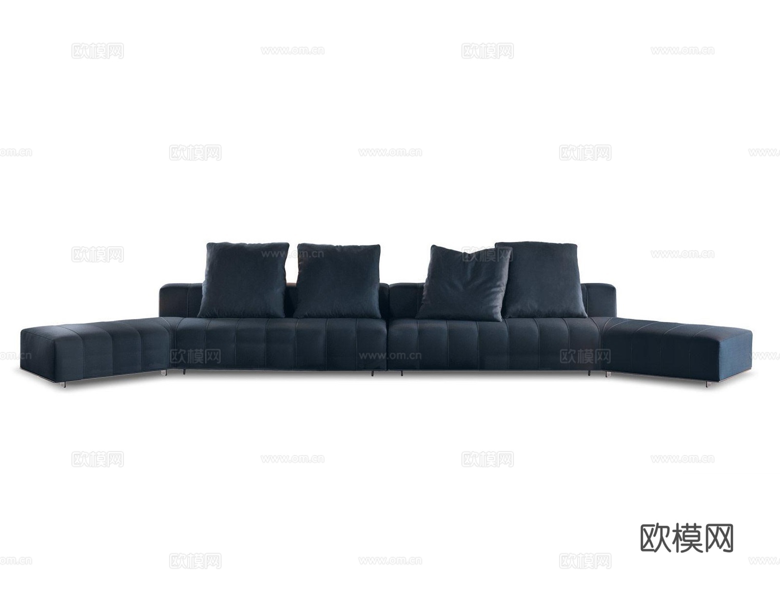 Minotti 意式多人沙发3d模型下载