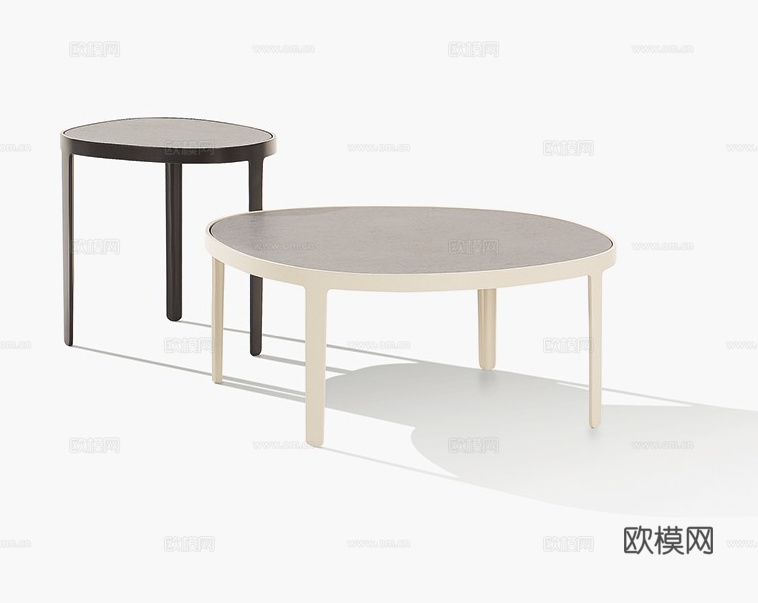Poliform 茶几3d模型下载（渲染图2）