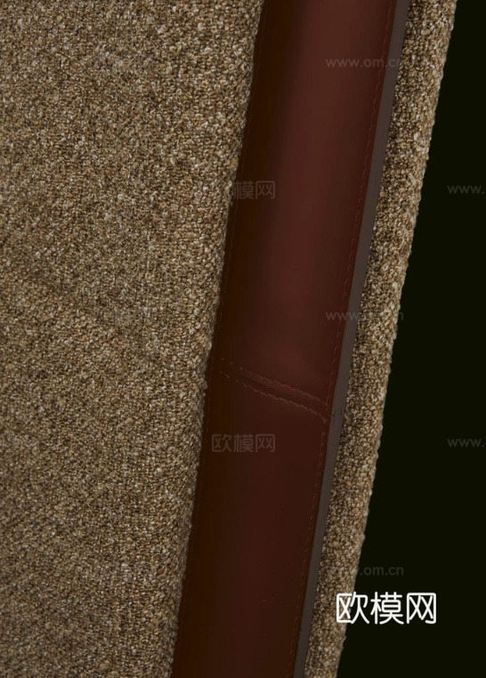 Poliform 双人床3d模型下载（渲染图2）