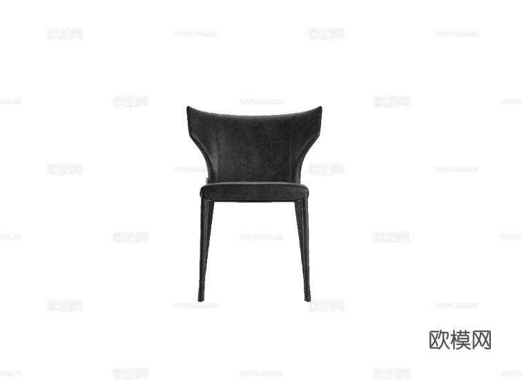 NATUZZI 意式餐椅3d模型下载