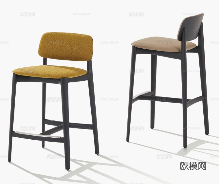 Poliform 吧椅3d模型下载（渲染图1）