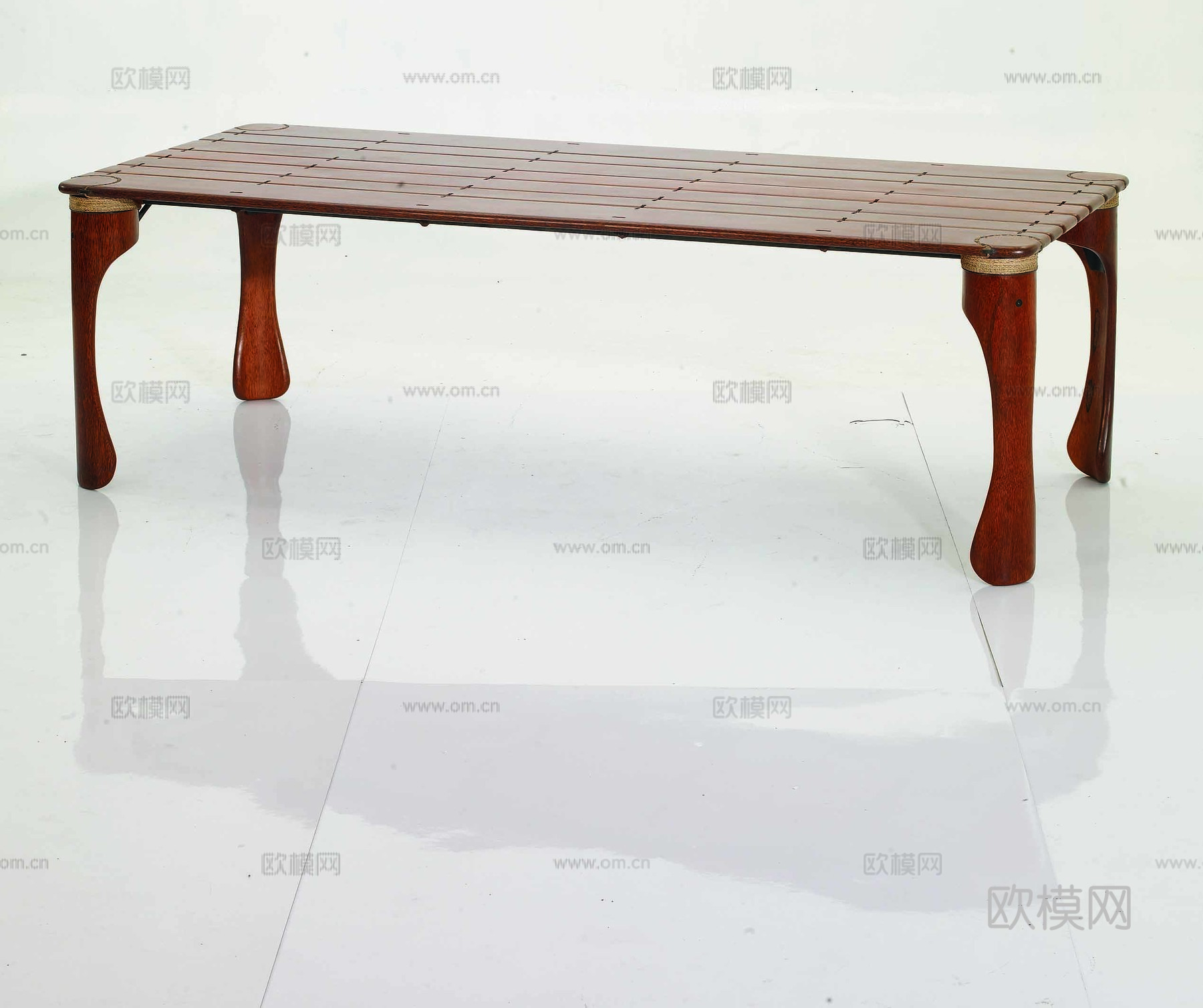 PACIFIC GREEN 中古风餐桌3d模型下载（渲染图3）