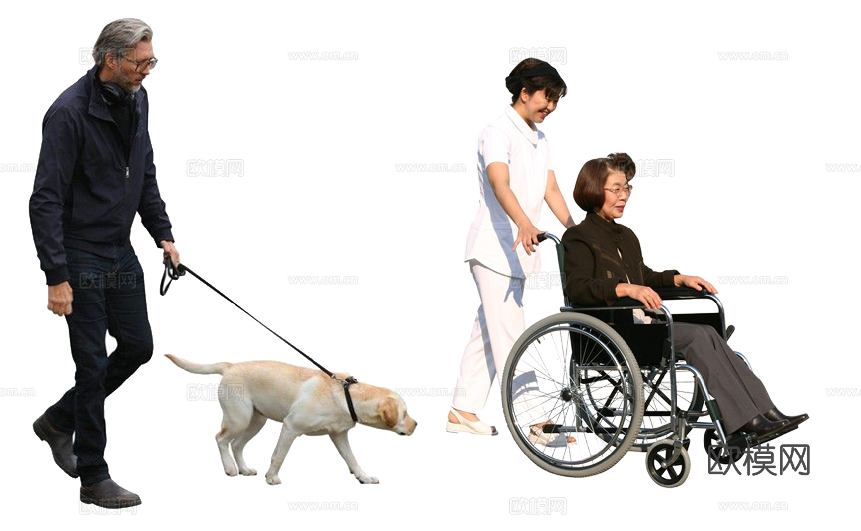PS免扣人物组合
