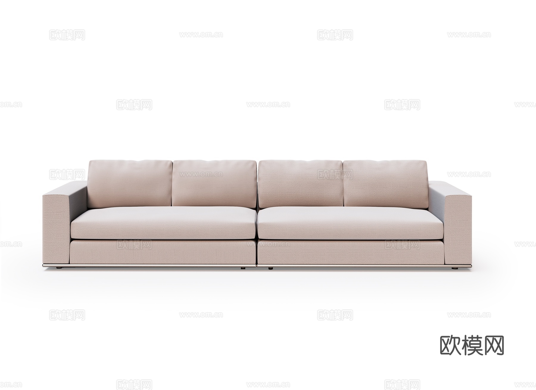 Minotti 意式双人沙发3d模型下载