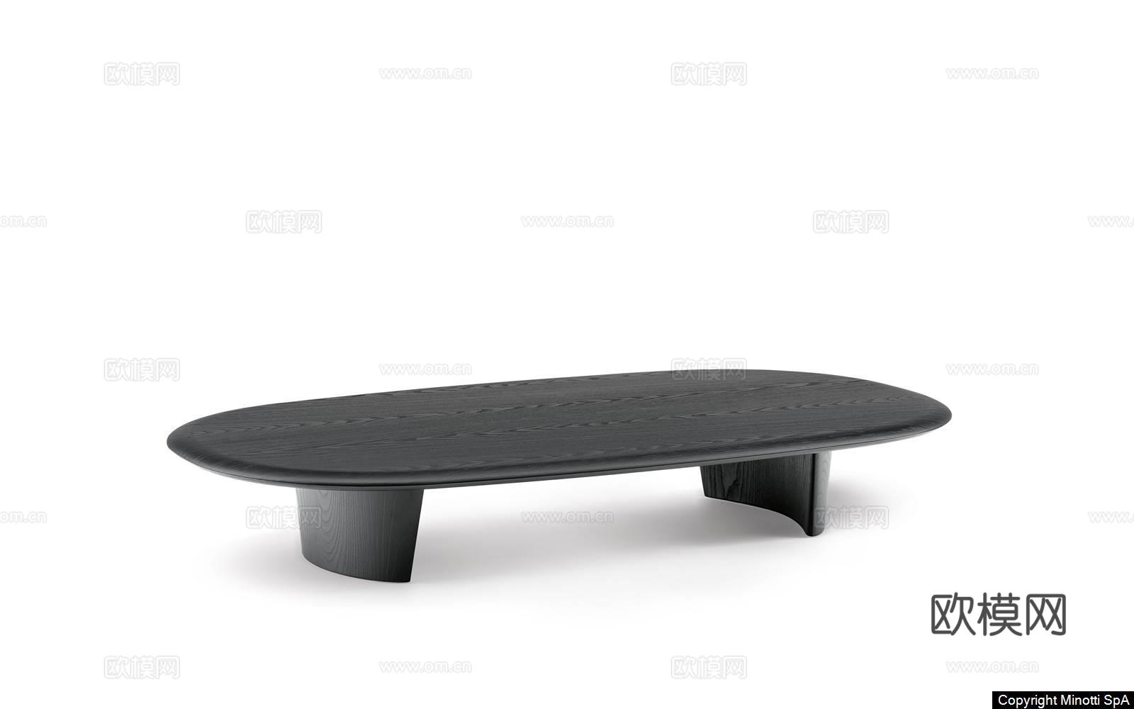 Minotti 意式茶几3d模型下载（渲染图3）