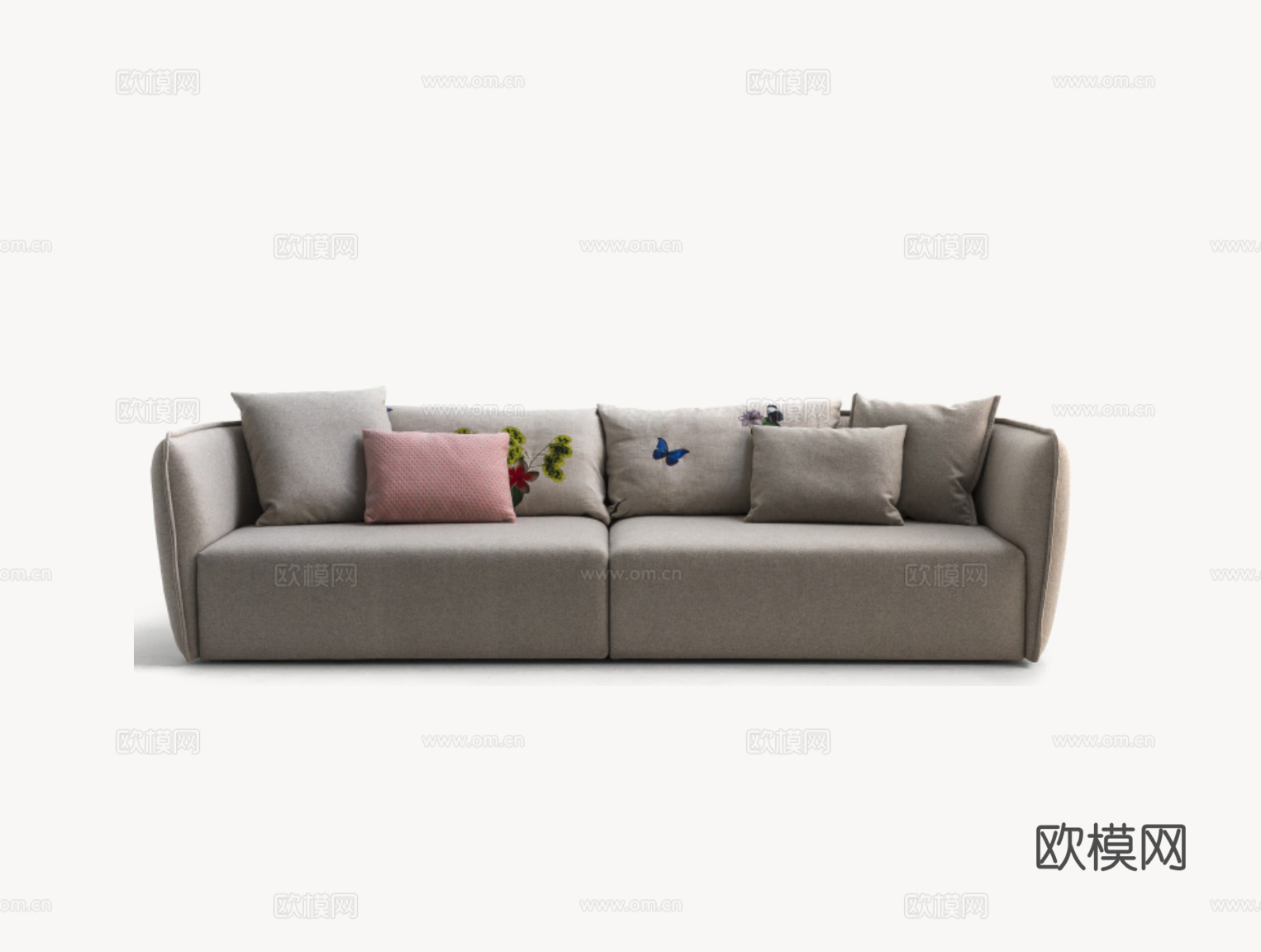 MOROSO 三人沙发3d模型下载