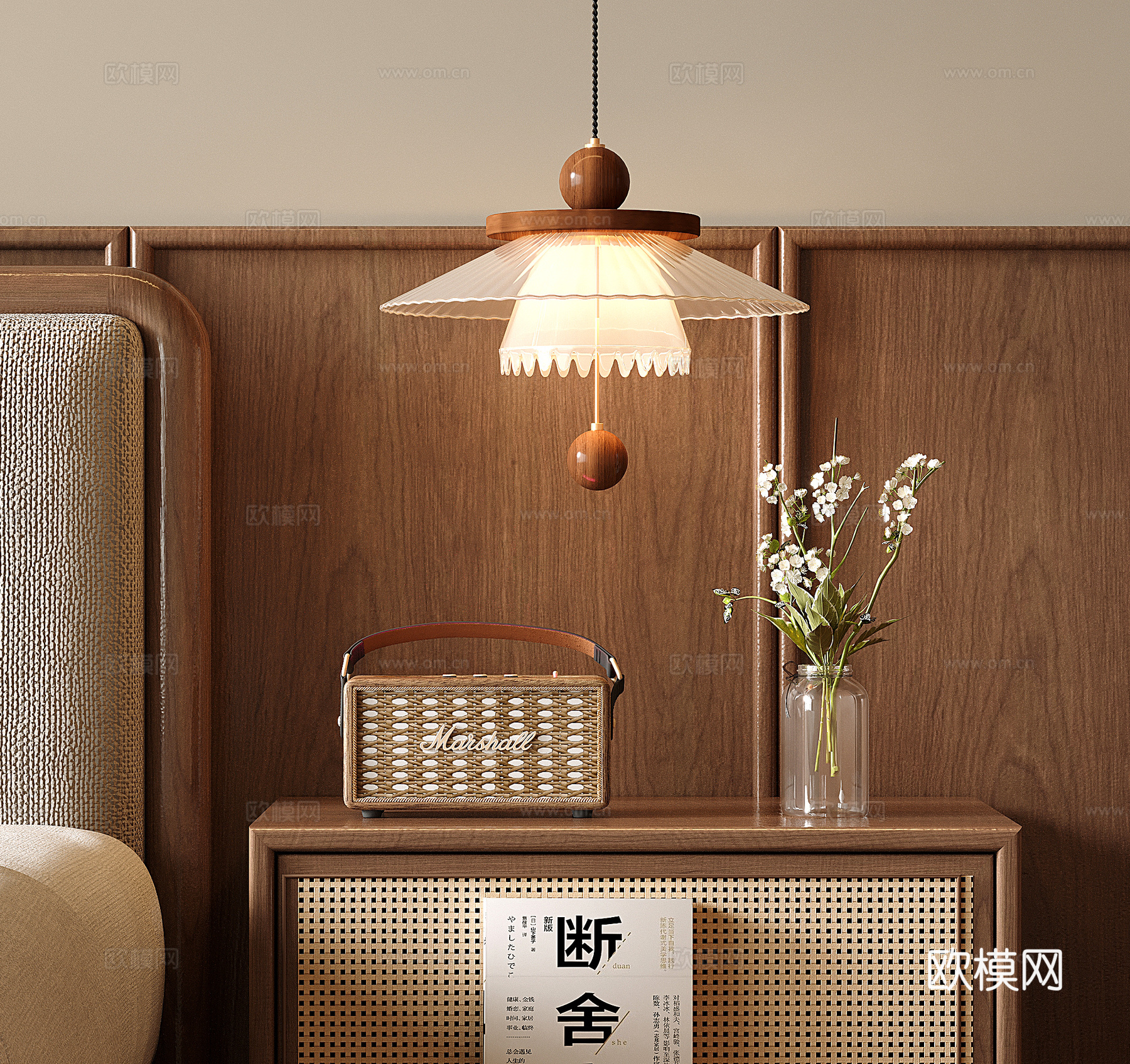 法式小吊灯 中古床头吊灯 艺术吊灯 餐厅吊灯 吧台吊灯3d模型