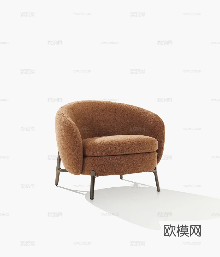 Poliform 休闲椅3d模型下载