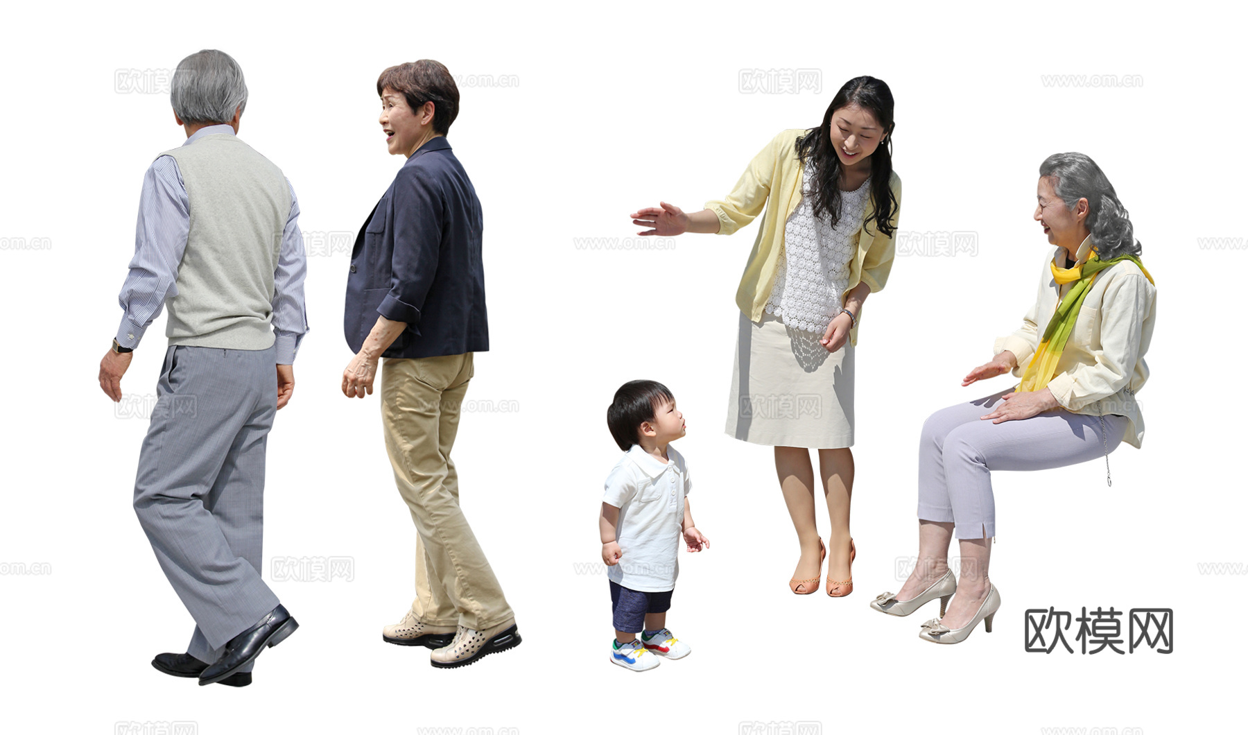 PS免扣人物组合