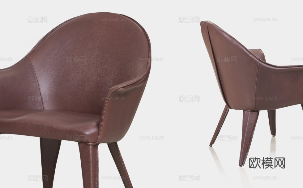 PACIFIC GREEN 中古风餐椅3d模型下载（渲染图2）