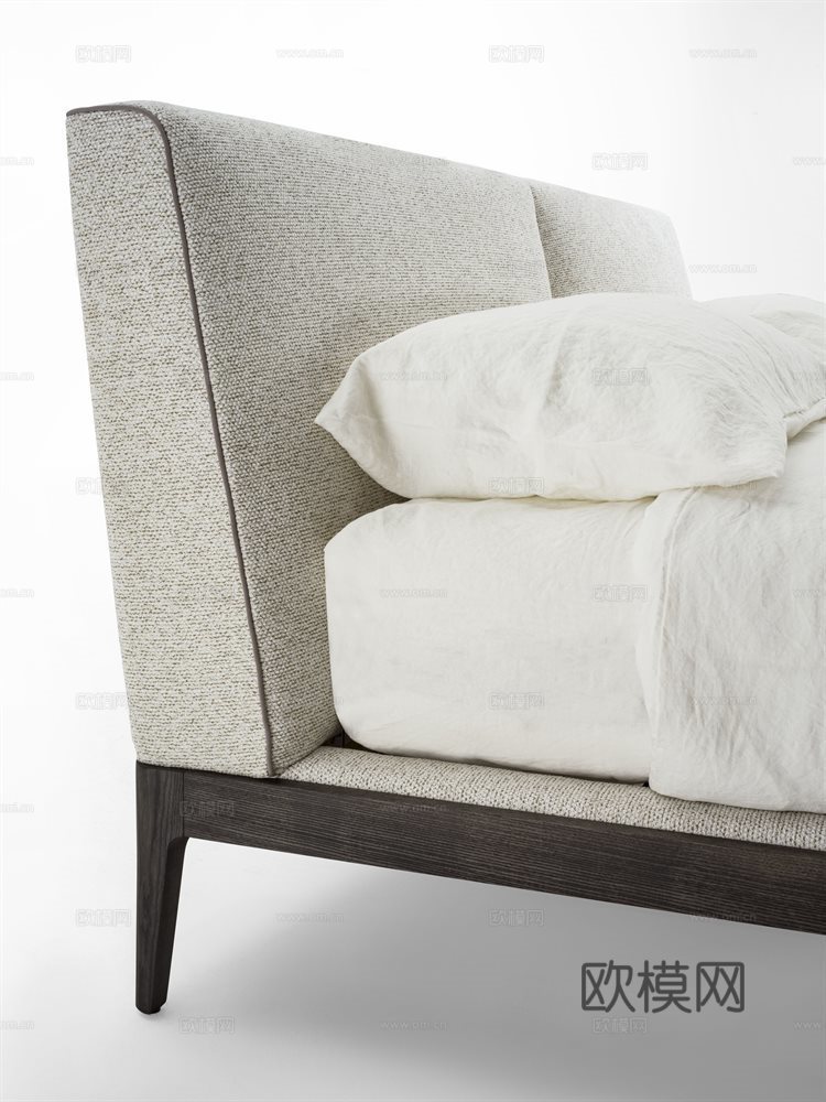 porada 意式双人床3d模型下载（渲染图3）