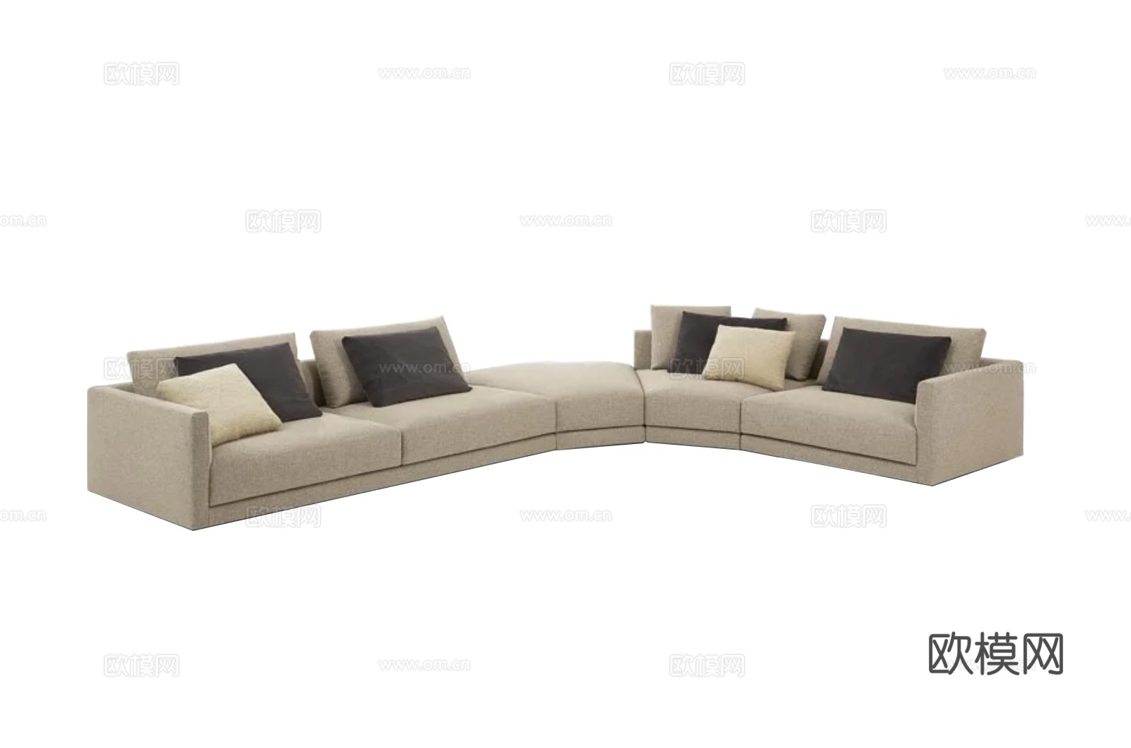 Poliform 转角沙发3d模型下载