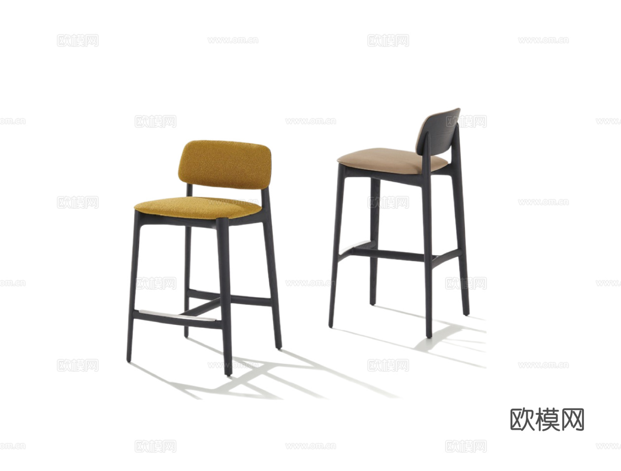 Poliform 吧椅3d模型下载（渲染图2）